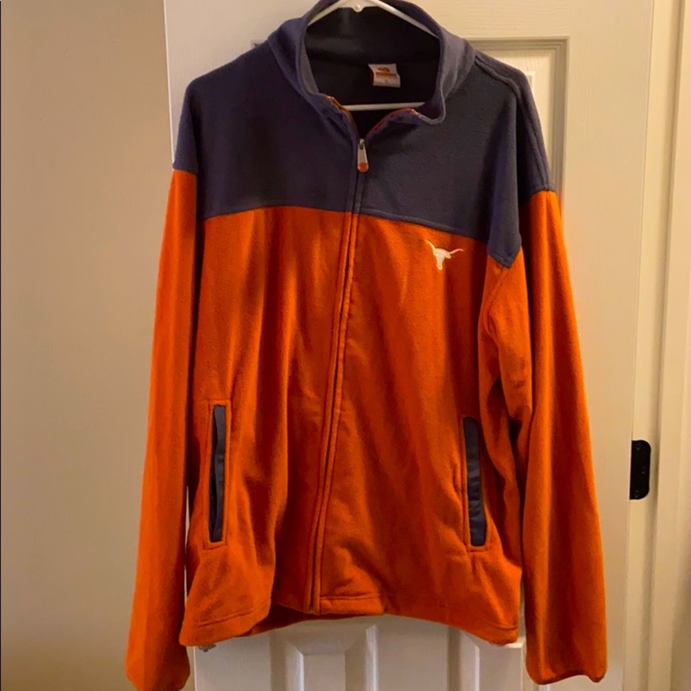 Texas Longhorns Fleece zip up sweatshirt
